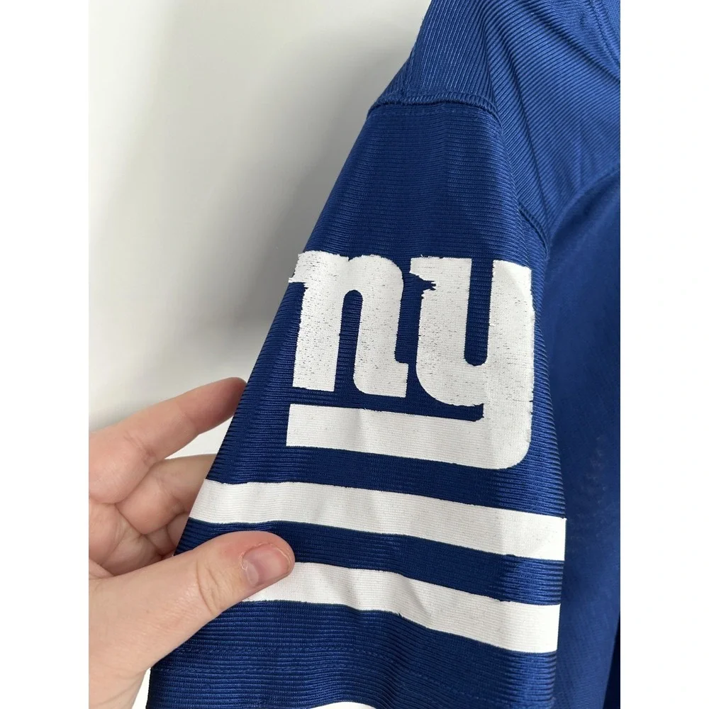 New York Giants #10 Eli Manning‎ Jersey Youth Kids Boys Small 6/7 Blue NFL
